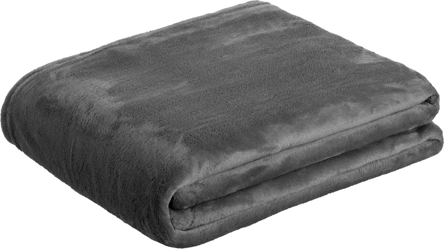 ERWIN M. LUSINI Solutions GmbH Blanket Barrie Kuscheldecke Barrie Blanket Barrie; 150x200 cm (WxL); anthracite Kuscheldecke Barrie; 150x200 cm (BxL); anthrazit 100% polyester. Weight approx. 300 g/m². Extra fluffy blanket for cool summer evenings. Durable, easy to clean. 100 % Polyester. Gewicht ca. 300 g/m². Extra-flauschige Kuscheldecke für kühle Sommerabende. Strapazierfähig, pflegeleicht.