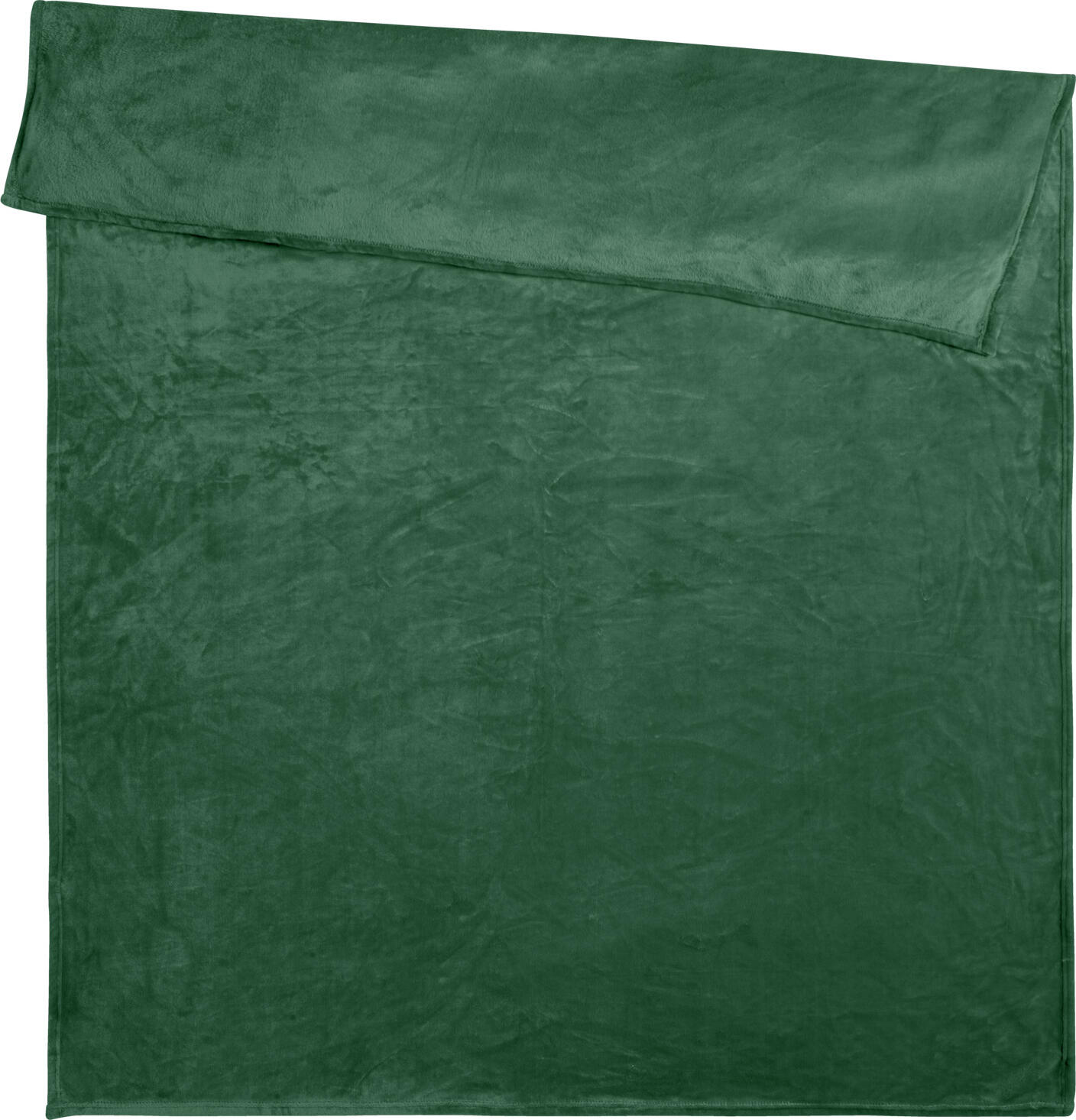 ERWIN M. Barrie Blanket, 100 x 150 cm, 100% Polyester, Extra Fluffy and Durable, OEKO-TEX Standard 100 Certified, Dark Green