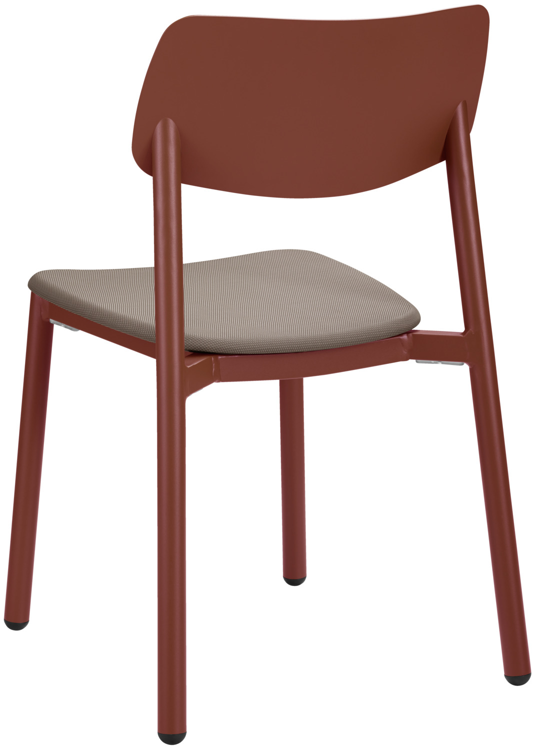 Set de 4 scaune de terasa VEGA Punta, cadru din aluminiu vopsit electrostatic, scaun Textilene, rezistente la intemperii, UV, stivuibile, 48.5x52.5x81 cm