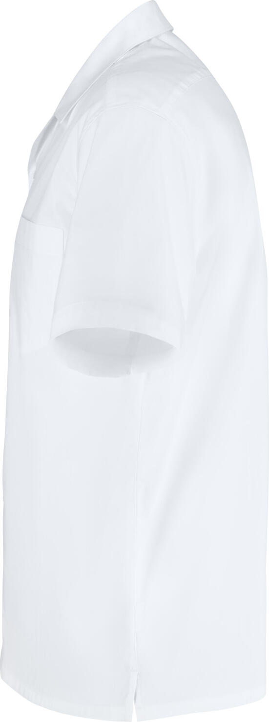 JOBELINE Magnum Men's Short-Sleeved Shirt, Comfort Fit, Cotton-Polyester Blend, Easy-Care, White, Size 41/42, Catering and Hotel Industry