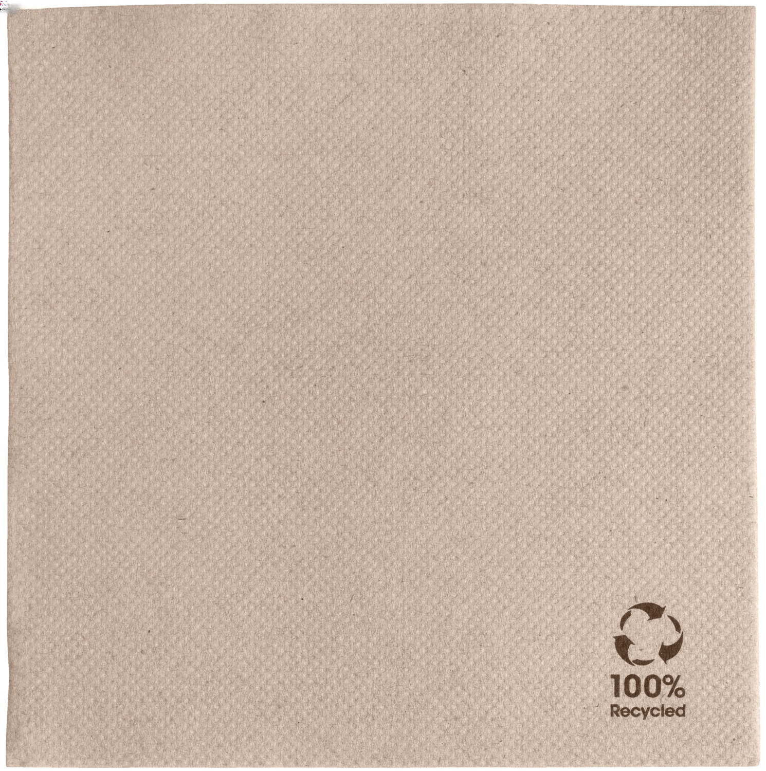 Serviete Garcia De Pou Value Pack Ecolabel, Culoare Naturală, 2 Straturi din Hartie Reciclata Naturala, 25x25 cm, Biodegradabile si Compostabile, Set de 3000 Piese