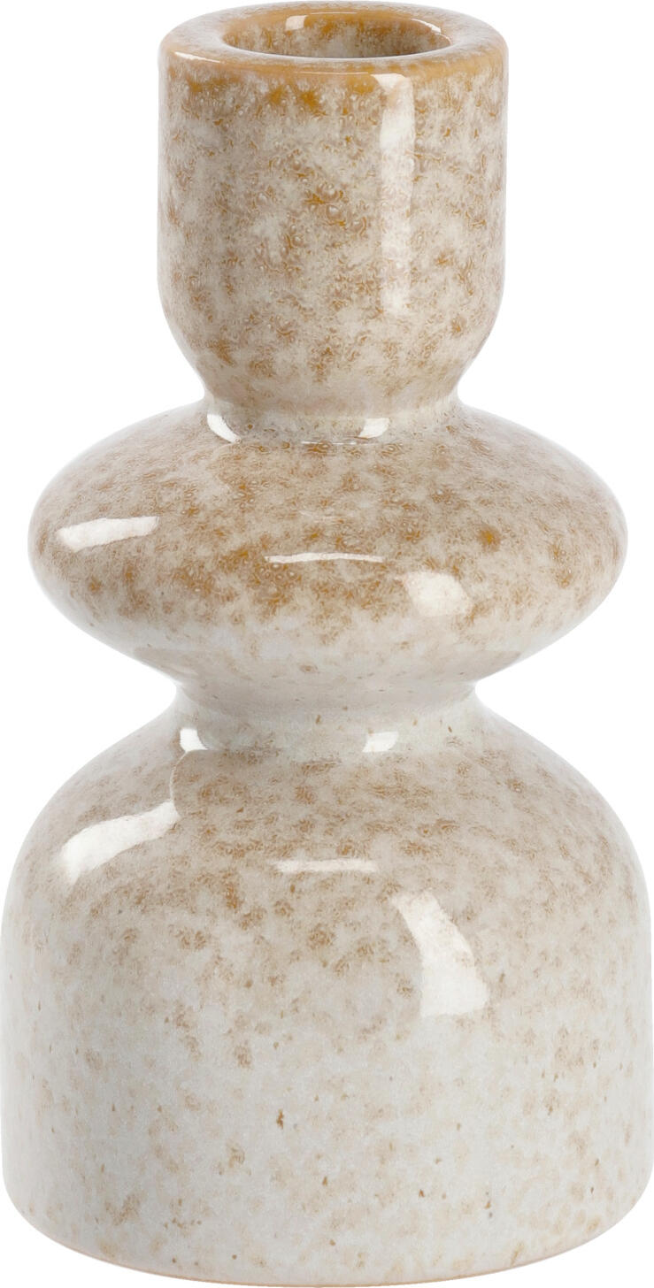 unknown LUSINI Solutions GmbH Candle holder Attila Spitzkerzenhalter Attila Candle holder Attila; 6.6x12.3 cm (ØxH); beige/brown Spitzkerzenhalter Attila; 6.6x12.3 cm (ØxH); beige/braun Candle holder made of porcelain, in two sizes. Spitzkerzenhalter aus Porzellan, in zwei Größen.