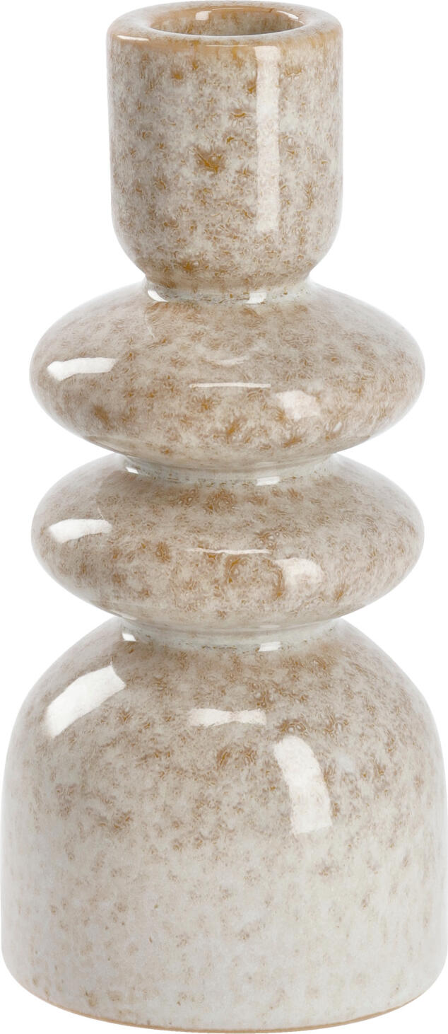 unknown LUSINI Solutions GmbH Candle holder Attila Spitzkerzenhalter Attila Candle holder Attila; 6.6x14.3 cm (ØxH); beige/brown Spitzkerzenhalter Attila; 6.6x14.3 cm (ØxH); beige/braun Candle holder made of porcelain, in two sizes. Spitzkerzenhalter aus Porzellan, in zwei Größen.