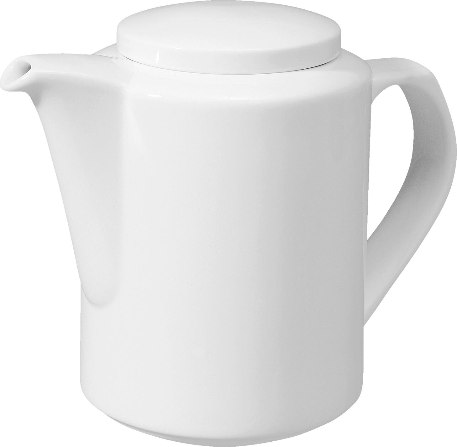 VEGA LUSINI Solutions GmbH Coffee pot Base Kaffeekanne Base Coffee pot Base; 500 ml, 9.2x15 cm (ØxH); white; round; 4 piece / pack Kaffeekanne Base; 500 ml, 9.2x15 cm (ØxH); weiß; rund; 4 Stück / Pack White porcelain coffee pot with lid in various sizes. Simple, timeless shape. Dishwasher safe and microwaveable. Weiße Kaffeekanne mit Deckel aus Porzellan in verschiedenen Größen. Schlichte, zeitlose Form. Spülmaschinenfest und mikrowellengeeignet.