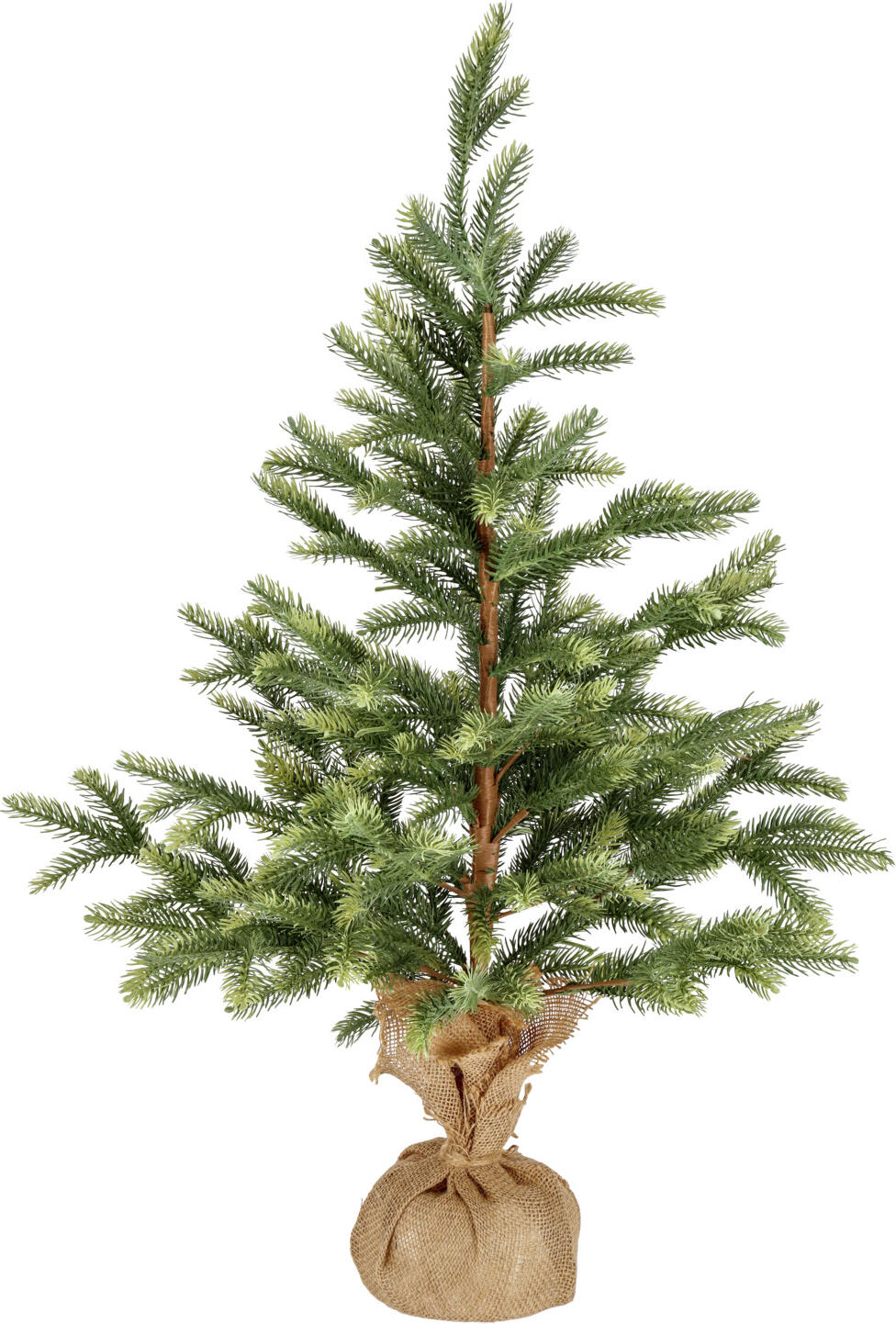 unknown LUSINI Solutions GmbH Christmas tree Aldrin Tannenbaum Aldrin Christmas tree Aldrin; 45x90 cm (ØxH); green/brown Tannenbaum Aldrin; 45x90 cm (ØxH); grün/braun Christmas tree with jute base. Tannenbaum mit Jutefuß.