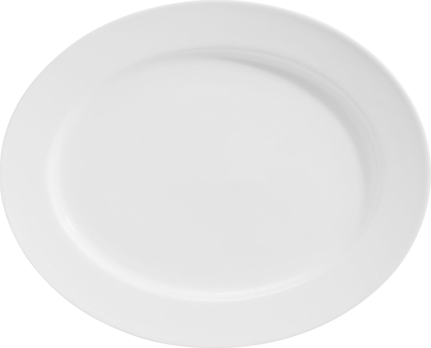 VEGA LUSINI Solutions GmbH Serving platter Base Servierplatte Base Serving platter Base; 29x23.5x3 cm (LxWxH); white; oval; 6 piece / pack Servierplatte Base; 29x23.5x3 cm (LxBxH); weiß; oval; 6 Stück / Pack White porcelain plates in oval shape in different sizes. Simple and timeless. Dishwasher safe and microwaveable. Weiße Porzellan-Platten in ovaler Form in verschiedenen Größen. Schlicht und zeitlos. Spülmaschinenfest und mikrowellengeeignet.