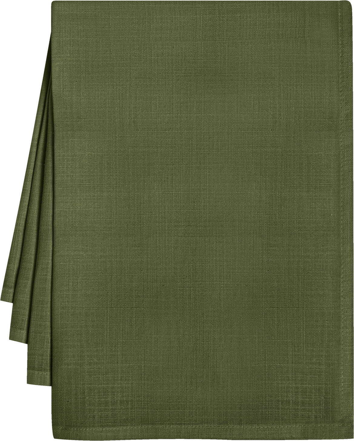 ERWIN M. LUSINI Solutions GmbH Yardware Ledana Meterware Ledana Yardware Ledana; 320 cm (W); olive Meterware Ledana; 320 cm (B); oliv ##Linen mix by the metre Ledana - For natural accents on the table The Ledana table runner made of 60% polyester, 40% linen combines easy-care handling with a timeless, natural design. The textured fabric ensures a pleasant drape and an organic, authentic look. Ledana gives your table an elegant, natural touch and harmonises with a wide range of furnishing styles. * 60 % polyester, 40 % linen * Weight approx. 280 g/m² * Textured surface for a natural look * Light, drapey fabric * Easy-care and durable * Finished with 1 cm standard hem * Personalisation possible Care tip: For durability, wash at a low temperature and for a casual, natural look, iron without creasing. ##Leinenmix-Meterware Ledana – Für natürliche Akzente auf dem Tisch Der Tischläufer Ledana aus 60 % Polyester, 40 % Leinen verbindet pflegeleichte Handhabung mit einem zeitlosen, natürlichen Design. Das strukturierte Gewebe sorgt für einen angenehmen Fall und eine organische, authentische Optik. Ledana verleiht Ihrem Tisch eine elegante, natürliche Note und passt harmonisch zu verschiedensten Einrichtungsstilen. * 60 % Polyester, 40 % Leinen * Gewicht ca. 280 g/m² * Strukturierte Oberfläche für einen natürlichen Look * Leichter, fallender Stoff * Pflegeleicht und langlebig * Verarbeitung mit 1cm Normalsaum * Personalisierung möglich Pflegetipp: Für Langlebigkeit bei niedriger Temperatur waschen und für einen lässigen, natürlichen Look bügelfrei mit Knitter-Optik.