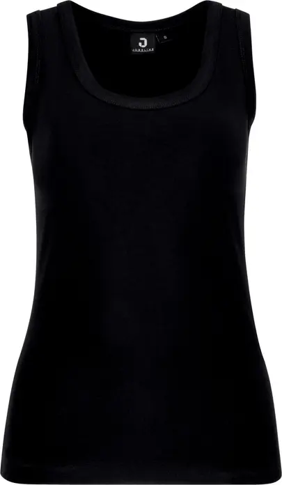 Jobeline Malme Women's Slim Fit Tank Top, High-Quality Cotton Jersey Sleeveless Shirt, OEKO-TEX Certified, Professional Catering Wear