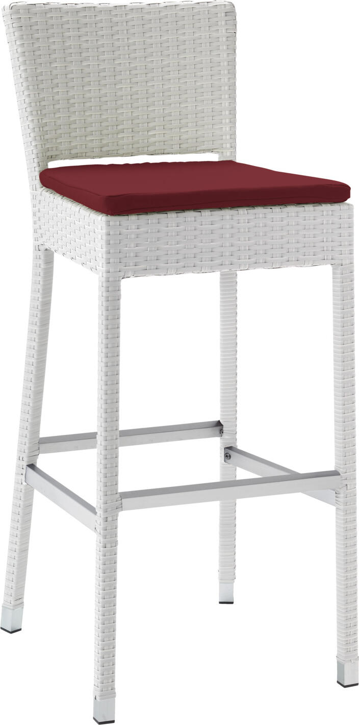 Set de 2 perne pentru scaune VEGA Metropolitan, 42 x 43 x 3.5 cm, Bordeaux, 100% poliester, husa detașabilă lavabilă cu fermoar și chingi de fixare