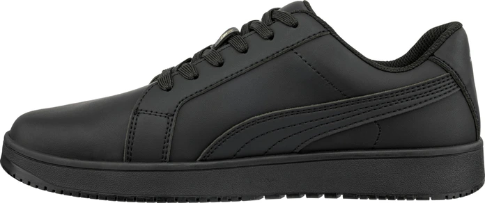 Puma Safety Blast Work Shoes, O2 Safety Class, Water-Repellent Microfiber, Anti-Slip Grippaz Sole, Metal-Free, Antistatic, Black