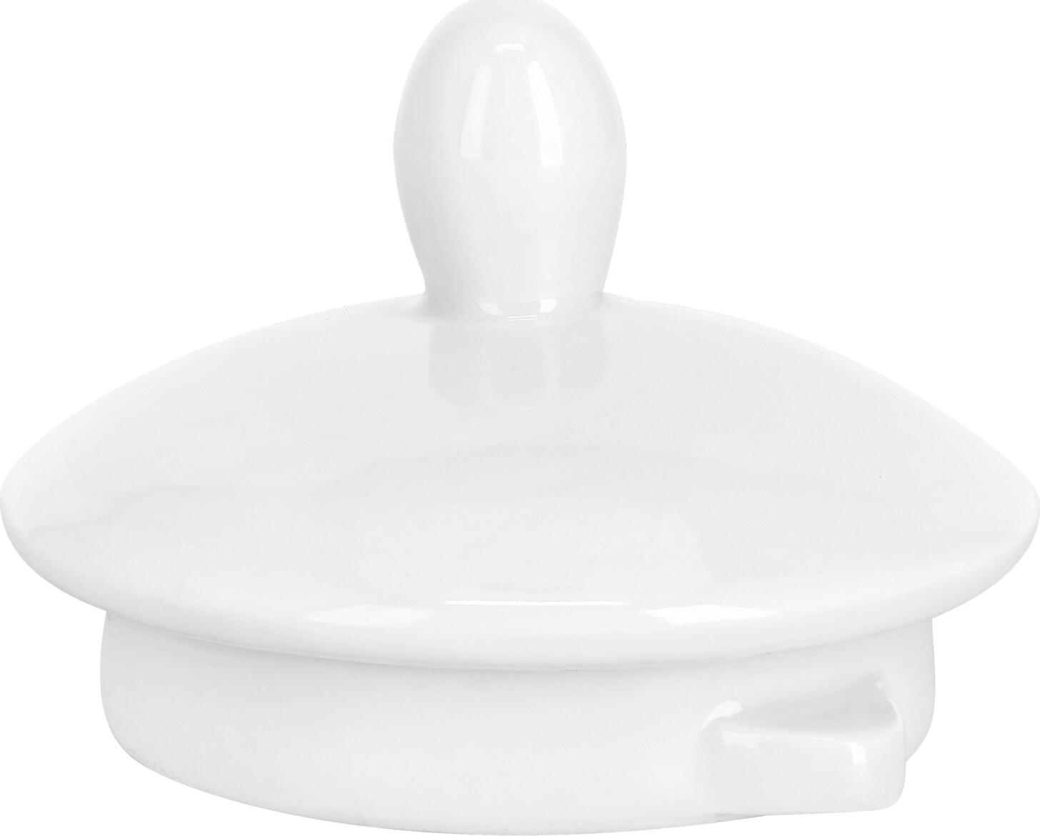 VEGA LUSINI Solutions GmbH Replacement lid for coffee pot Amely Ersatzdeckel für Kaffeekanne Amely Replacement lid for coffee pot Amely; white; round; 4 piece / pack Ersatzdeckel für Kaffeekanne Amely; weiß; rund; 4 Stück / Pack Porcelain replacement lid for coffee pot 0.4 l. Dishwasher safe and microwaveable. Porzellan-Ersatzdeckel für Kaffeekanne 0,4 l. Innendurchmesser 6 cm. Spülmaschinenfest und mikrowellengeeignet.