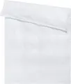ERWIN M. Livorno Duvet Cover, 100% Cotton Damask, 350 TPI, Geometric Woven Pattern, Hotel Closure, 135 x 200 cm, White, OEKO-TEX Standard 100