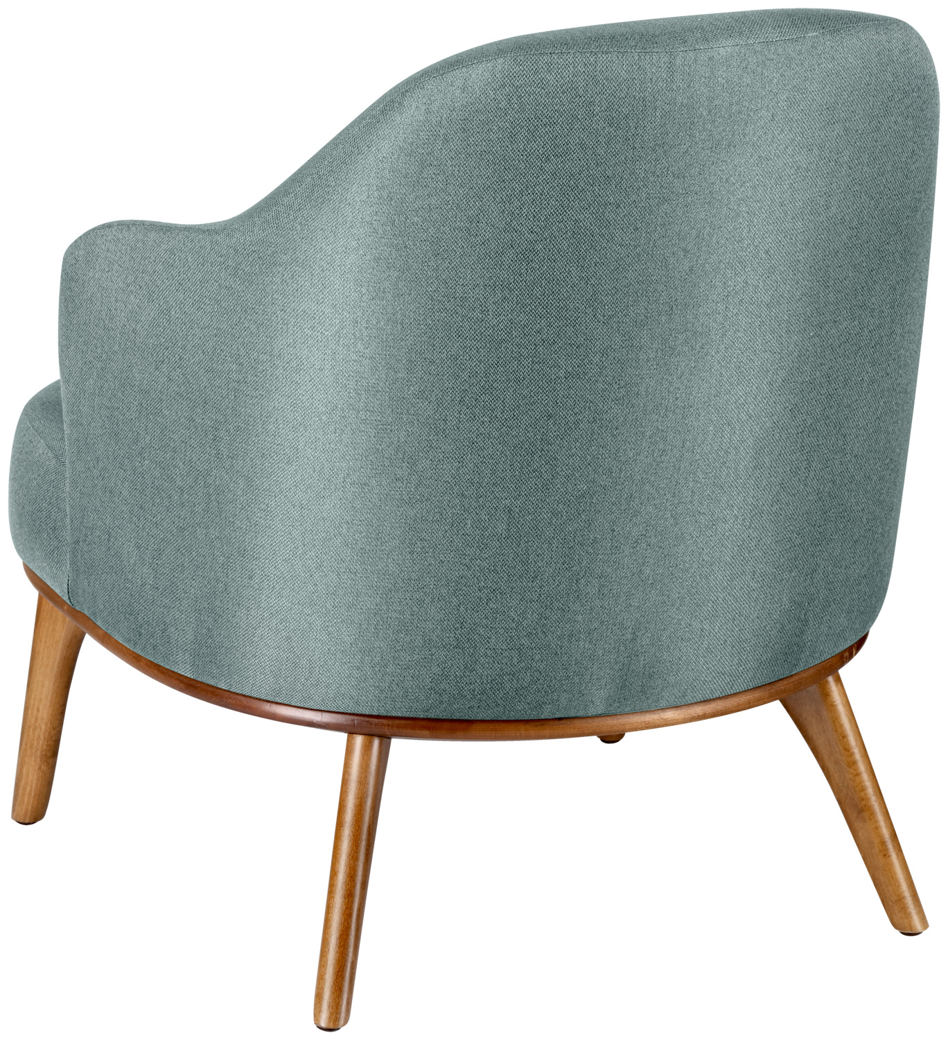 VEGA Gustav Lounge Armchair, Fire-Retardant Polyester Fabric, Beech Wood Frame, 70x78x79 cm, Indoor Use