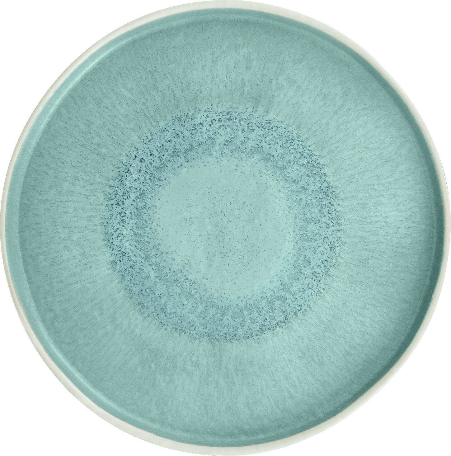 VEGA LUSINI Solutions GmbH Plate Torto flat Teller Torto flach Plate Torto flat; 27x2 cm (ØxH); turquoise/blue; round; 6 piece / pack Teller Torto flach; 27x2 cm (ØxH); türkis/blau; rund; 6 Stück / Pack Melamine plate. Highly durable thanks to its impact and breakage resistance. For use between -30   °C and +70   °C. Dishwasher safe. Not suitable for microwave and oven. Teller aus Melamin. Besonders langlebig durch Stoß- und Bruchfestigkeit. Der Einsatzbereich ist von -30 °C bis +70 °C. Spülmaschinenfest. Nicht mikrowellengeeignet und nicht backofengeeignet.