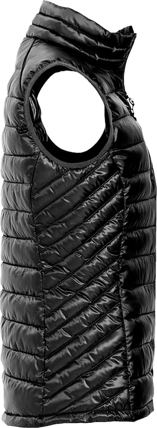 CLIQUE Grid Women's Quilted Vest, 100% Polyester, Light Padding, Stand-up Collar, 5 Zippered Pockets, Adjustable Waist, Tailored Fit