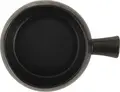 Набор из 6 предметов Чаша с ручкой Porland Ironstone, 600мл Цветной Керамический Камень, Матовое Покрытие, Темно-коричневый/Черный, Диаметр 14см, Для Посудомоечной Машины и Микроволновки