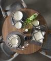 Boluri din Porțelan VEGA Nagoya, Aspect Ceramic cu Margine Neregulară, 890ml, Diametru 26cm, Alb/Gri, Set de 2 piese