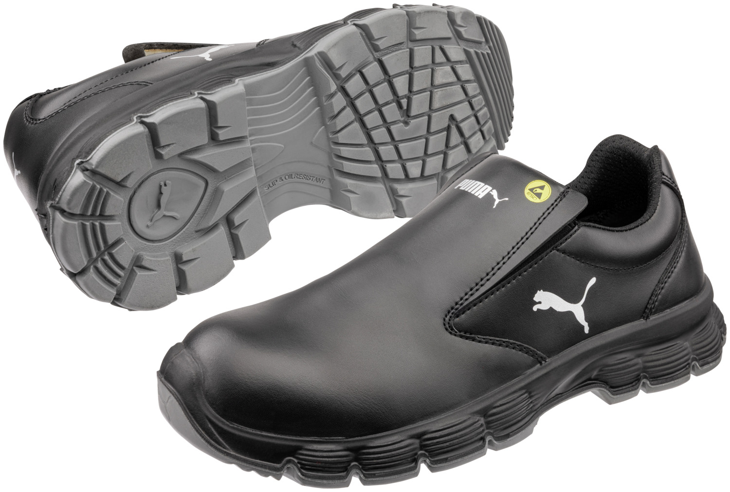 Puma Safety Float S2 ESD FO SR Protective Shoes, Size 39, Aluminium Toe Cap, Water-Repellent Microfiber, REBOUND Compact PU Sole, EN ISO 20345:2022+A1:2024
