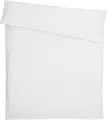 LUSINI Siena Duvet Cover Set of 10, 135 x 200 cm, White, Percale Weave, 80% Cotton 20% Polyester, Hotel Closure, OEKO-TEX Standard 100, Durable