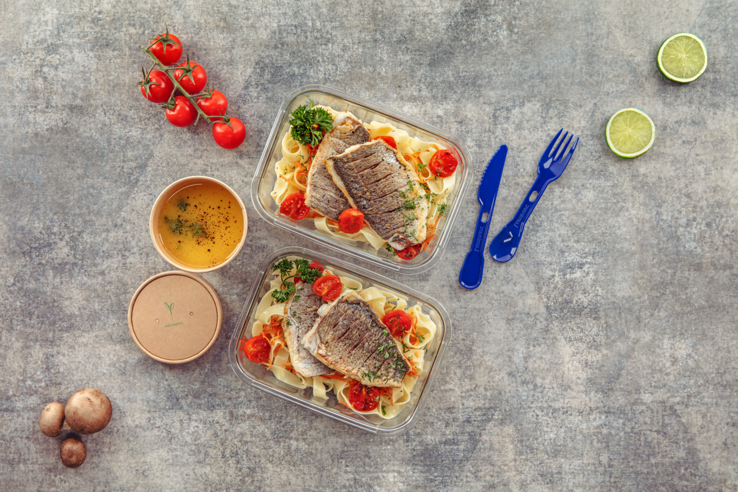 Luminarc Pure Box Active Rectangular Tempered Glass Food Containers Set of 6, 1220ml, Airtight Lids with Ventilation Valve, Microwave and Dishwasher Safe