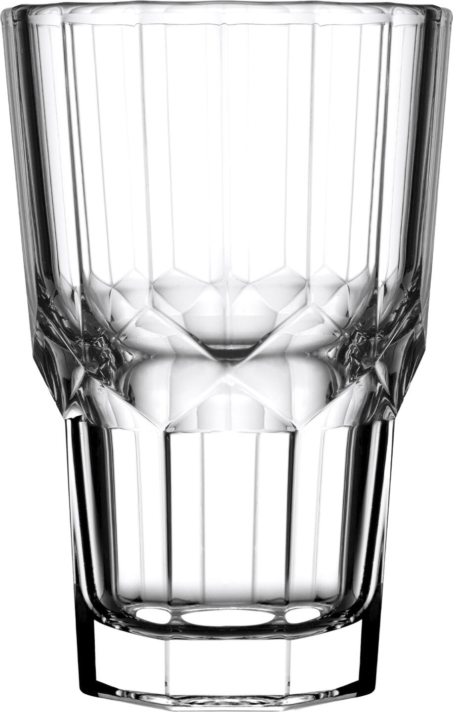 Pasabahçe Pasabahce Cam Sanayii ve Tic. A.S. Sisecam Genel Merkezio Long drink glass Serenity Longdrinkglas Serenity Long drink glass Serenity; 265 ml, 12 cm (H); transparent; 12 piece / pack Longdrinkglas Serenity; 265 ml, 12 cm (H); transparent; 12 Stück / Pack Long drink glass made of tempered glass. Stackable. Dishwasher safe. Longdrinkglas aus gehärtetem Glas. Stapelbar. Spülmaschinenfest.