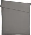 Husa pentru pilota ERWIN M. LUSINI Siena, 155 x 220 cm, Gri, Tesut Percale, 80% Bumbac 20% Poliester, Închidere Tip Sac, OEKO-TEX Standard 100