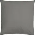 Husa pentru pilota ERWIN M. LUSINI Siena, 155 x 220 cm, Gri, Tesut Percale, 80% Bumbac 20% Poliester, Închidere Tip Sac, OEKO-TEX Standard 100