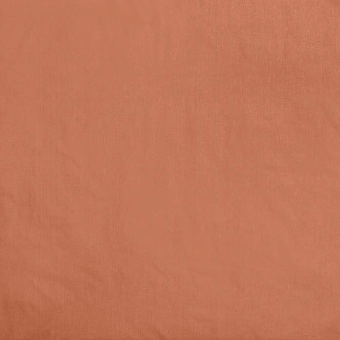 Пододеяльник LUSINI Siena, 140x200 см, перкаль из смеси хлопка и полиэстера, закрытие-мешок, OEKO-TEX Standard 100, Terracotta