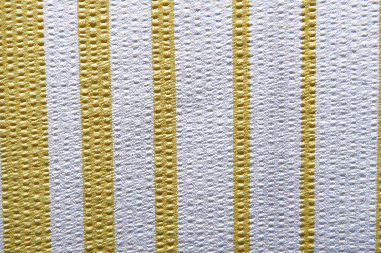 Комплект постельного белья PULSIVA Memphis Seersucker, 100% хлопок, пододеяльник 135x200см, наволочка 80x80см, желтый/белый, OEKO-TEX Standard 100, набор из 2 комплектов