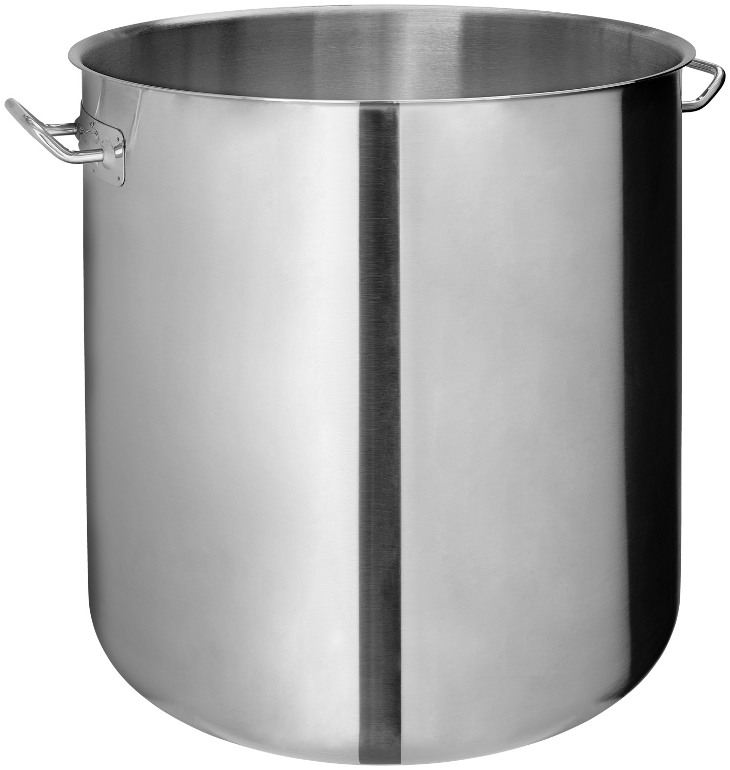 LUSINI Soup pot Professional 98.1L Stainless Steel 18/10 Pot with Aluminum Sandwich Base, 20x21 cm, Induction Compatible, Silver