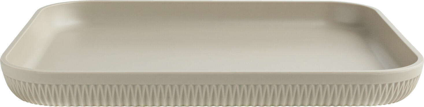 VEGA LUSINI Solutions GmbH Platter Kanas Platte Kanas Platter Kanas; 32.5x26.5x3 cm (LxWxH); beige; rectangular Platte Kanas; 32.5x26.5x3 cm (LxBxH); beige; rechteckig The Kanas melamine series is particularly durable thanks to its impact and break resistance. The application range is from -30°C to +70°C. Dishwasher safe. Not suitable for use in the microwave or oven. Die Serie Kanas aus Melamin ist besonders langlebig durch Stoß- und Bruchfestigkeit. Der Einsatzbereich ist von -30 °C bis +70 °C. Spülmaschinenfest. Nicht mikrowellengeeignet und nicht backofengeeignet.