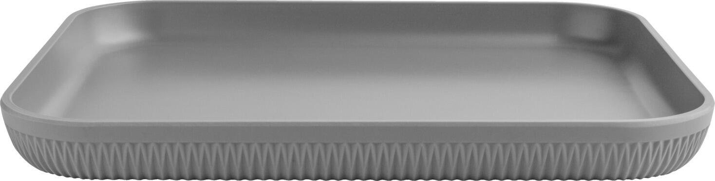 VEGA LUSINI Solutions GmbH Platter Kanas Platte Kanas Platter Kanas; 32.5x26.5x3 cm (LxWxH); grey; rectangular Platte Kanas; 32.5x26.5x3 cm (LxBxH); grau; rechteckig The Kanas melamine series is particularly durable thanks to its impact and break resistance. The application range is from -30°C to +70°C. Dishwasher safe. Not suitable for use in the microwave or oven. Die Serie Kanas aus Melamin ist besonders langlebig durch Stoß- und Bruchfestigkeit. Der Einsatzbereich ist von -30 °C bis +70 °C. Spülmaschinenfest. Nicht mikrowellengeeignet und nicht backofengeeignet.