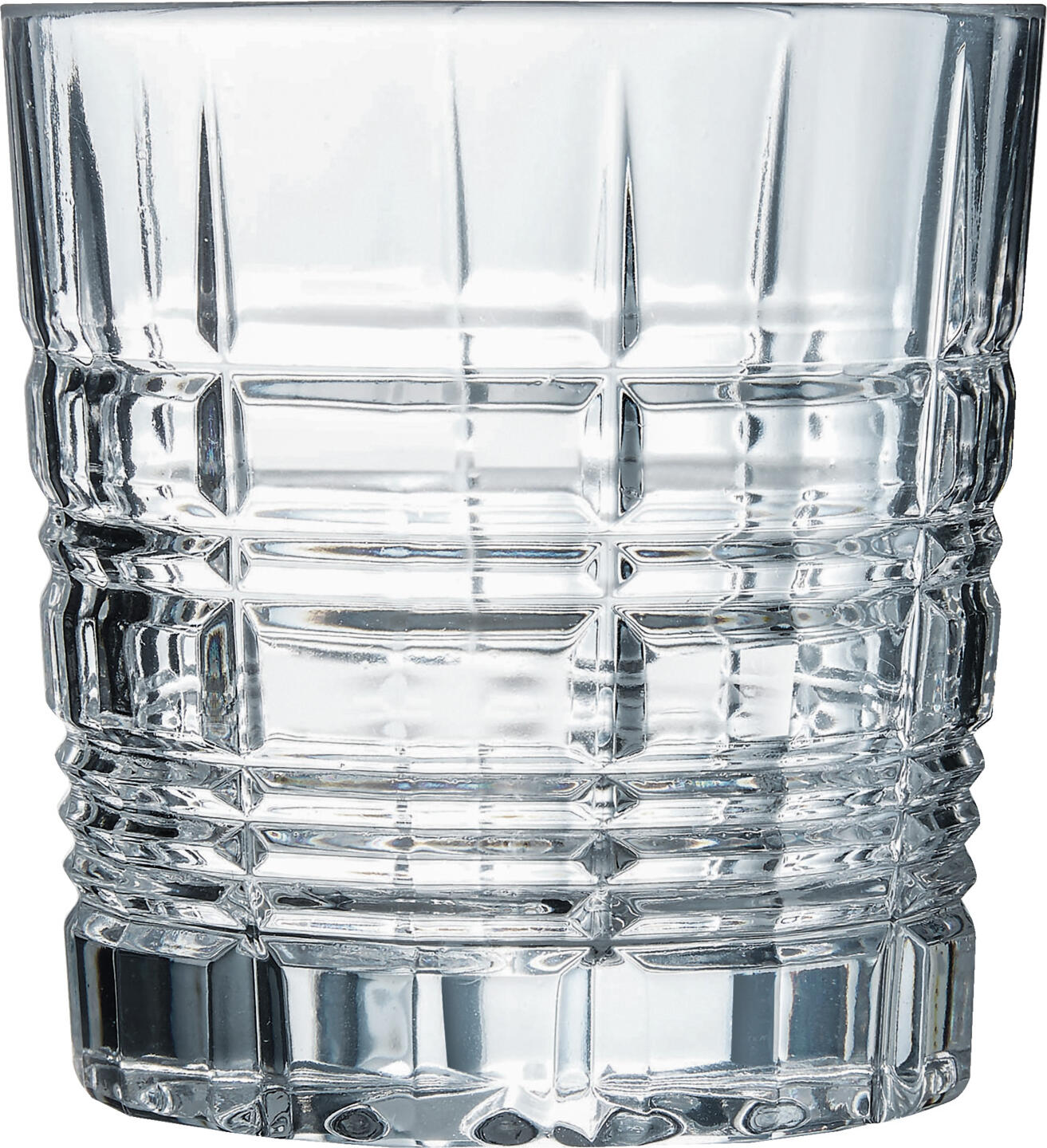Arcoroc Arc France SAS Whisky glass Brixton Whiskyglas Brixton Whisky glass Brixton; 300 ml, 8.65x10.4 cm (ØxH); transparent; 6 piece / pack Whiskyglas Brixton; 300 ml, 8.65x10.4 cm (ØxH); transparent; 6 Stück / Pack Robust whiskey glass with modern straight-line relief. Dishwasher safe. Robustes Whiskyglas mit modernem gradlinigen Relief. Spülmaschinenfest.