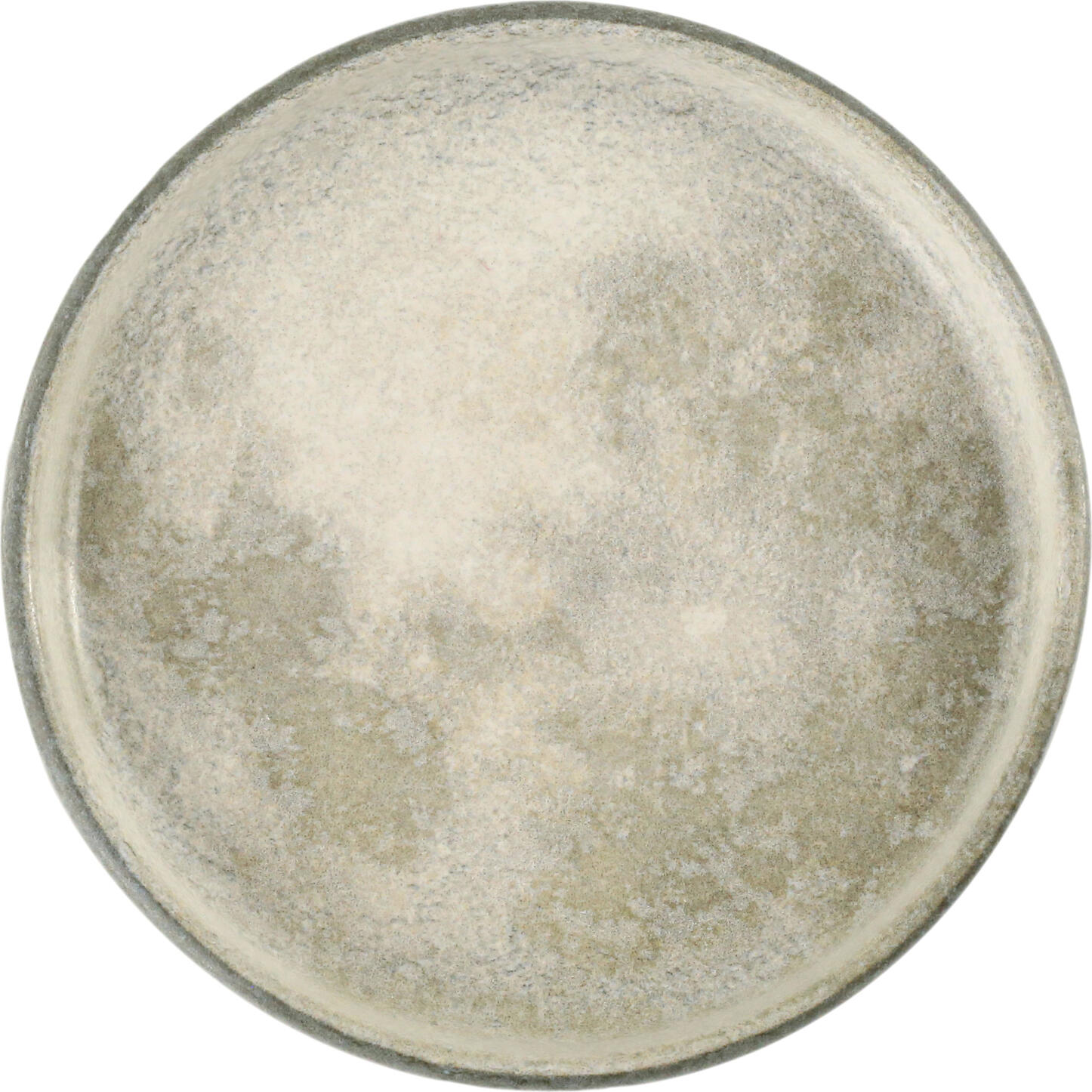 Set de 6 farfurii plate Porland Selene, materiale stoneware cu margine înaltă, glazură mată gri/alb, diametru 21.5 cm, sigure la mașina de spălat vase și cuptor cu microunde