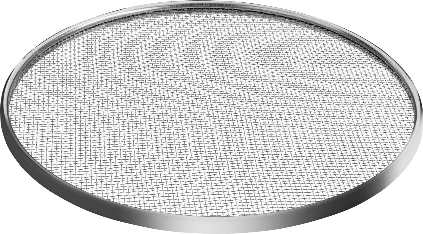 de Buyer Stainless Steel Sieve Set of 5 Pieces, 20 cm Diameter, with 4 Interchangeable Mesh Inserts (0.5mm, 1mm, 2mm, 3mm), Silver, Dishwasher Safe