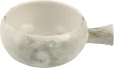 Porland Porland Porselen San. Ve Tic. A.Ş. Bowl Selene with handle Schale Selene mit Griff Bowl Selene with handle; 600 ml, 14x6.25 cm (ØxH); grey/white; round; 6 piece / pack Schale Selene mit Griff; 600 ml, 14x6.25 cm (ØxH); grau/weiß; rund; 6 Stück / Pack Colored stoneware bowl with matt glaze. With handle. Dishwasher safe and microwaveable. Farbige Schale aus Steinzeug mit matter Glasur. Mit Griff. Spülmaschinenfest und mikrowellengeeignet.
