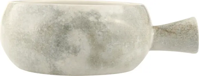 Porland Selene Colored Stoneware Bowl with Handle, 600ml, 14cm Diameter, Matt Glaze, Set of 6 Pieces