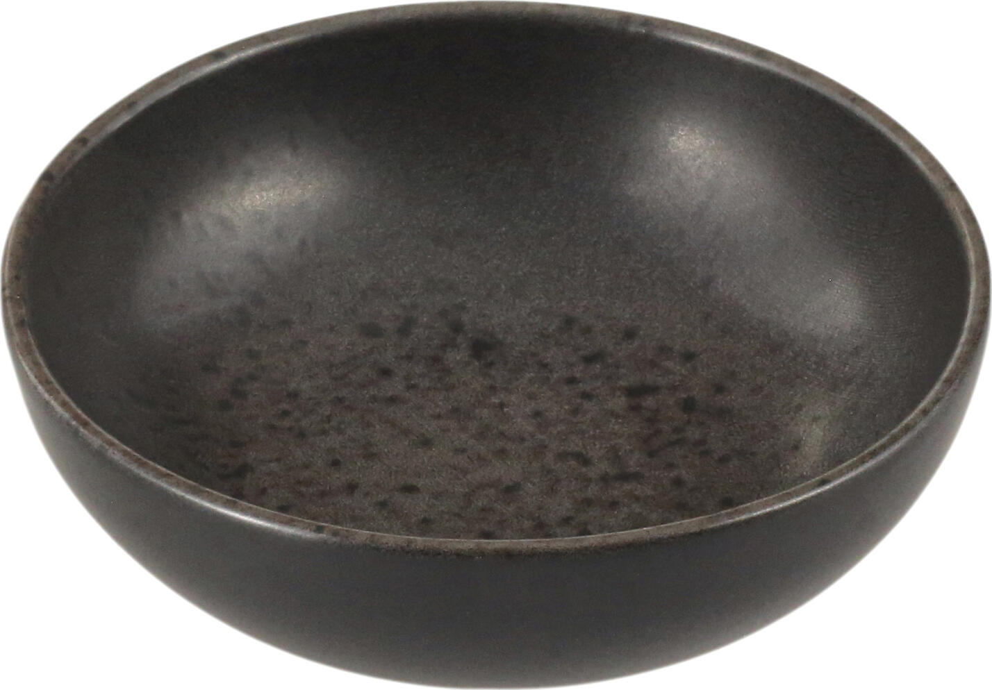 Set de 6 boluri Porland Ironstone, grpc stoneware colorat, glazură mată, 130ml, diametru 10.3cm, maro închis/negru, compatibile cu mașina de spălat vase și cuptorul cu microunde