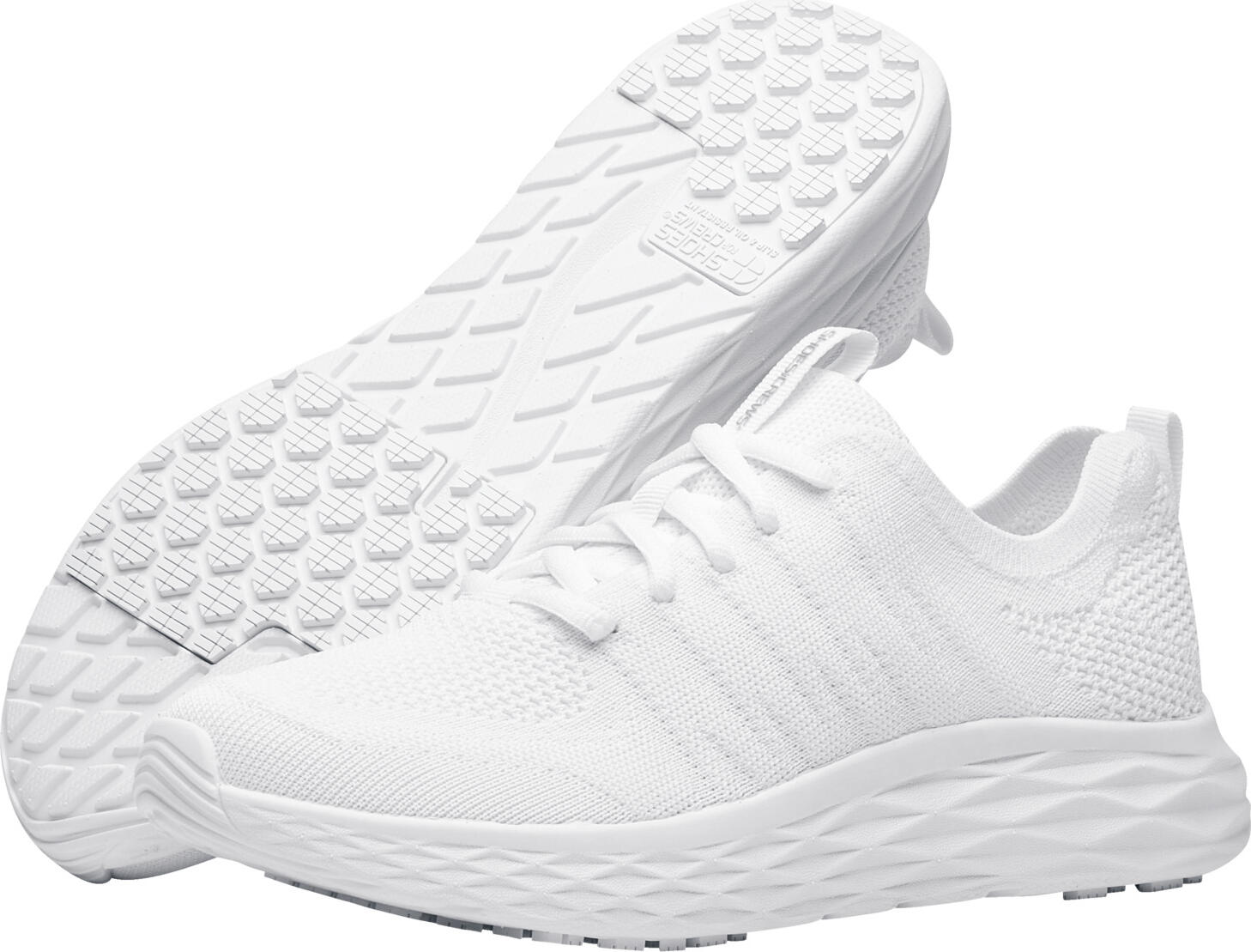 Incălțăminte Profesionale pentru Bărbați Shoes For Crews Everlight, Anti-alunecare, Culoare: Alb, Mărime 45, Material Textil Respirabil și Hidrofug, Spumă Featherlight Foam, Vegan