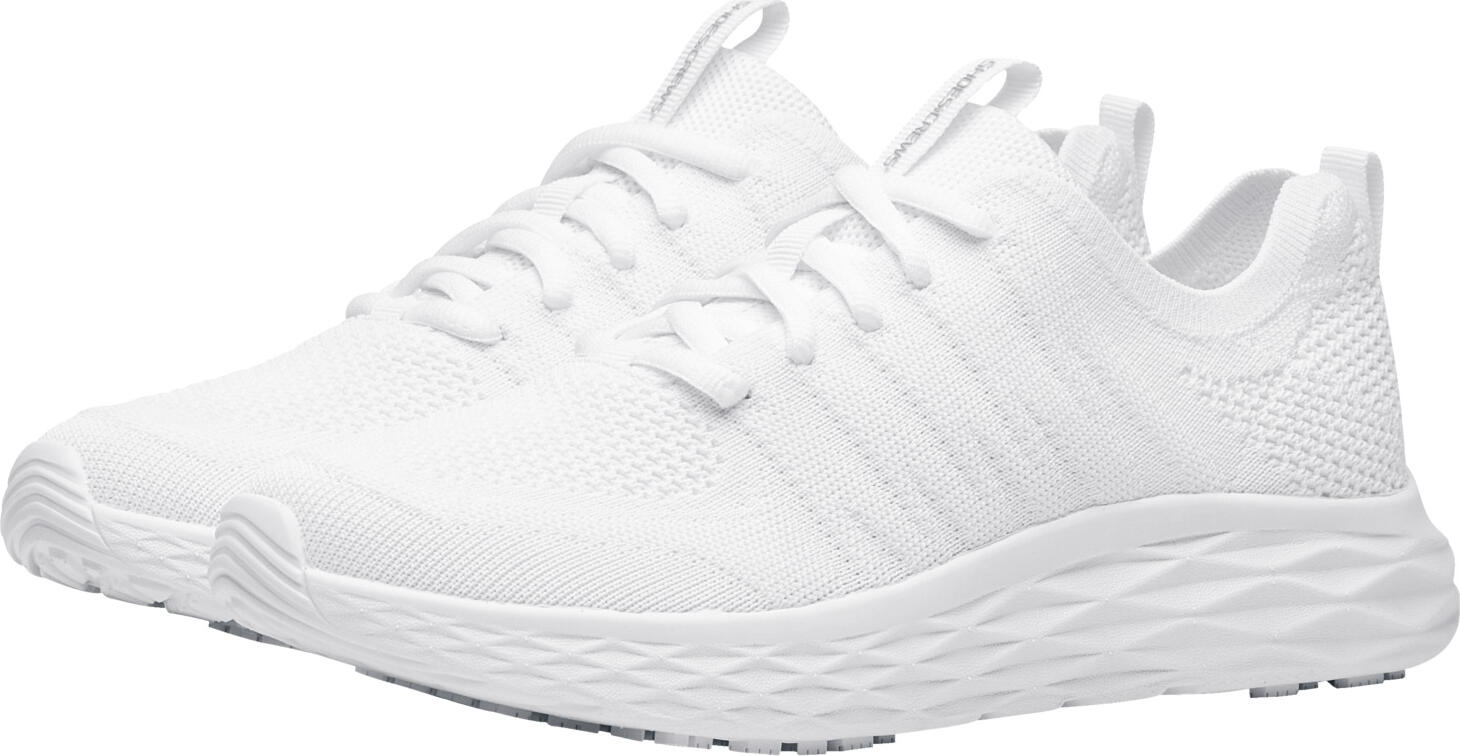 Incălțăminte Profesionale pentru Bărbați Shoes For Crews Everlight, Anti-alunecare, Culoare: Alb, Mărime 45, Material Textil Respirabil și Hidrofug, Spumă Featherlight Foam, Vegan
