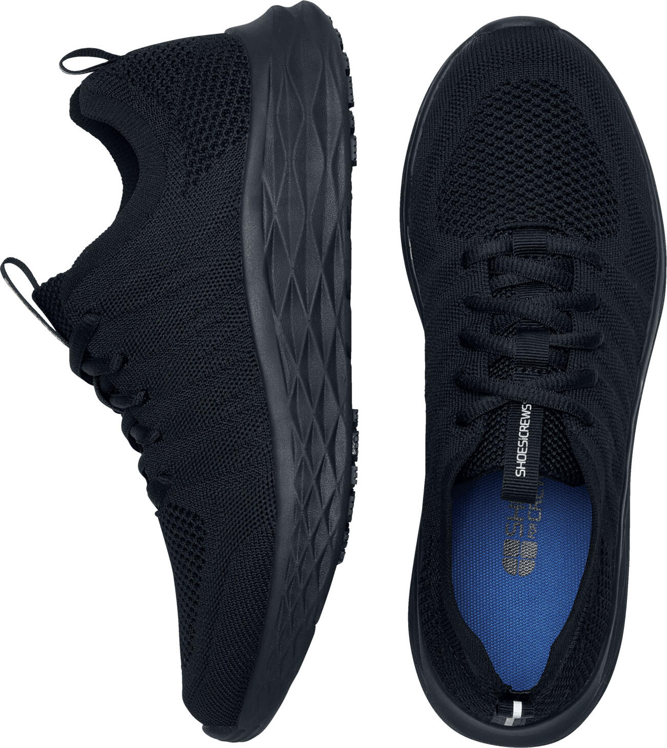 Shoes For Crews Everlight Men's Professional Slip-Resistant Shoes, Size EU 40, Breathable Water-Repellent Knitted Upper, Featherlight Foam, Metal-Free, Vegan