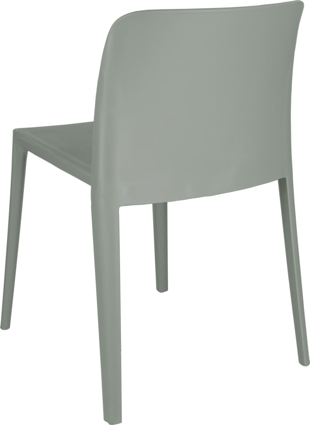 Set de 4 scaune de plastic PULSIVA Rigg, polipropilenă ranforsată cu fibră de sticlă, rezistente la UV și intemperii, stivuibile, interior/exterior, 48x50x78 cm