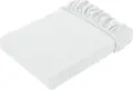 Lenjerie de Pat Tip Saltea Jersey Erwin M. Lusini, 100% Bumbac, 90-100 x 190-200 cm, Inaltime 25 cm, Alb, Calitate Hotel, OEKO-TEX Standard 100