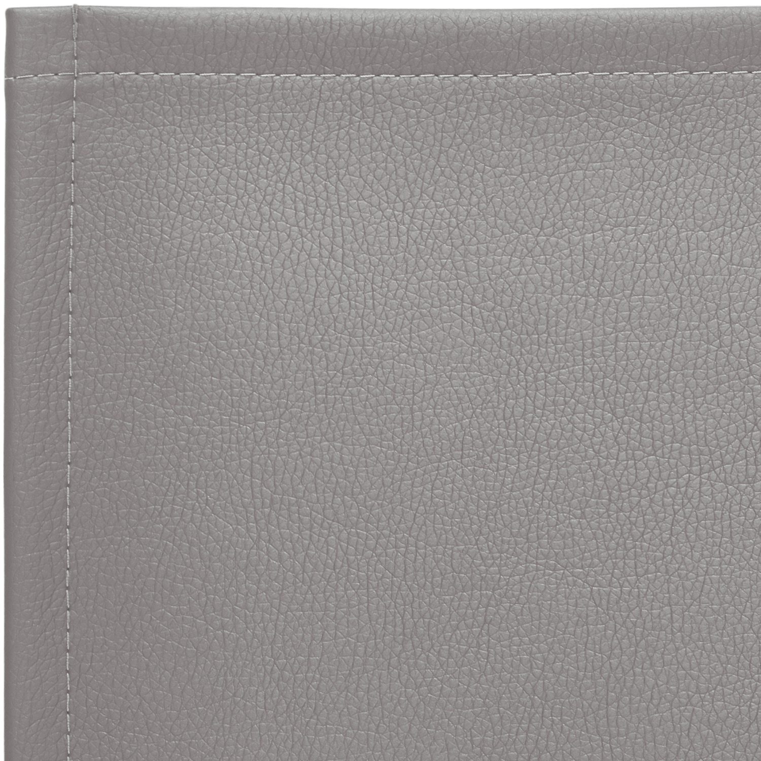 ERWIN M. Emporia Placemats Set of 2, 44 x 32.5 cm, Grey Leatherette, PVC and Polyurethane, OEKO-TEX Standard 100, Easy Clean Hemmed Edge