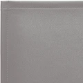 ERWIN M. Emporia Placemats Set of 2, 44 x 32.5 cm, Grey Leatherette, PVC and Polyurethane, OEKO-TEX Standard 100, Easy Clean Hemmed Edge