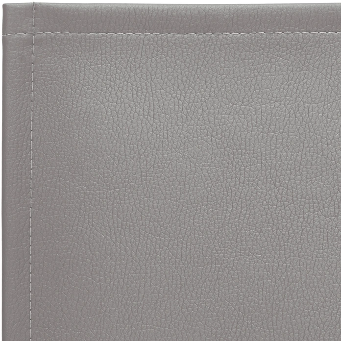 ERWIN M. Emporia Placemats Set of 2, 44 x 32.5 cm, Grey Leatherette, PVC and Polyurethane, OEKO-TEX Standard 100, Easy Clean Hemmed Edge
