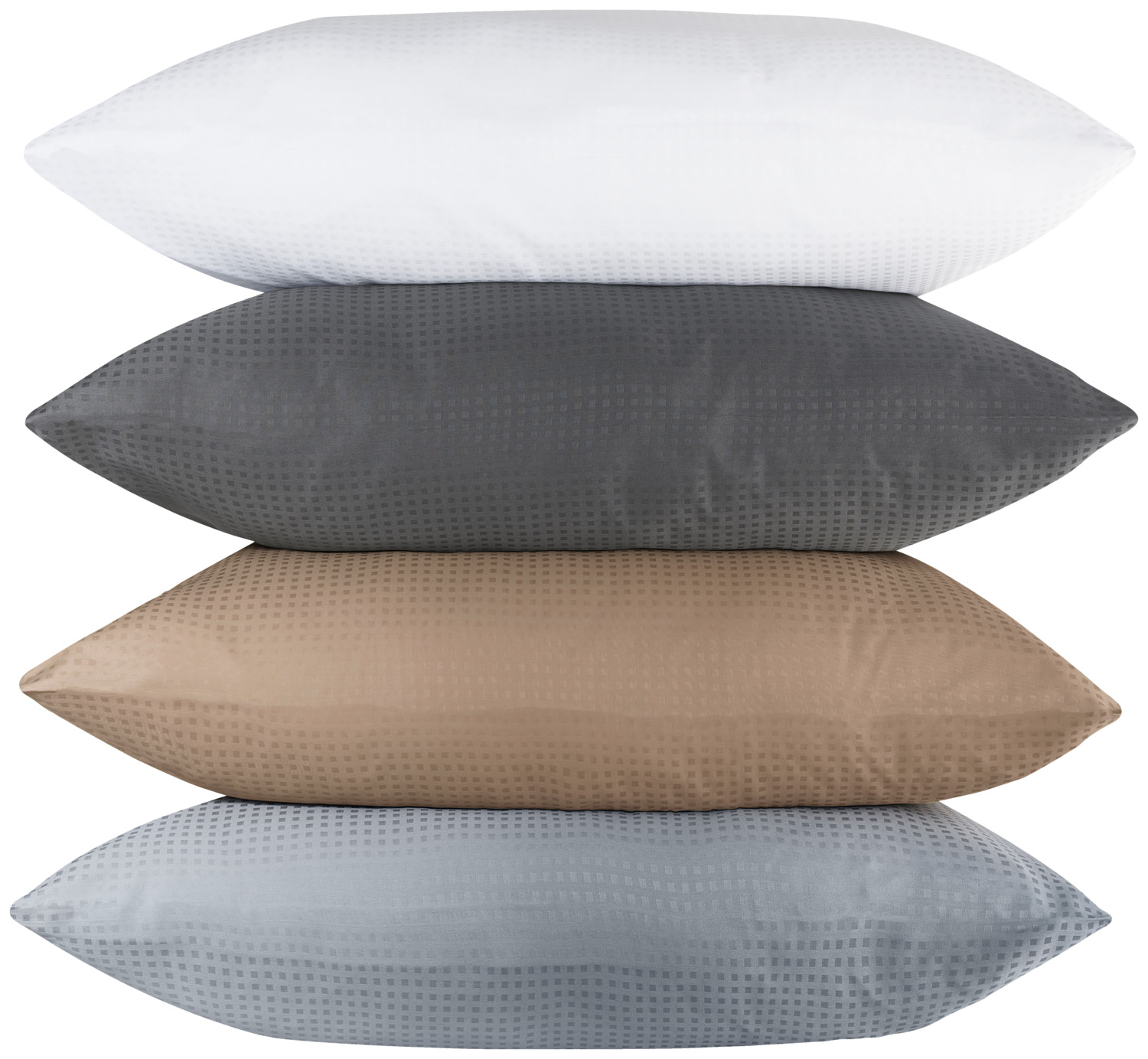 Husa pentru pilota ERWIN M. LUSINI Solutions GmbH Cube, 100% Bumbac Damasc, 200 TC, 155 x 220 cm, Taupe, Fermoar Rezistent la Calandra, OEKO-TEX Standard 100
