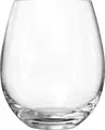Royal Leerdam Vinous Universal Glass Set of 6, 400ml Stemless Robust Transparent Glass for Wine and Cocktails, 10cm Height