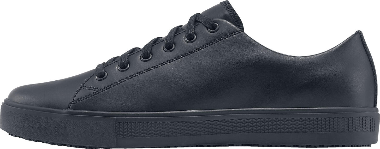 Incaltaminte de lucru unisex Shoes For Crews Old School Low-Rider IV, Piele Naturala Rezistenta la Apa, Talpa Anti-alunecare si Rezistenta la Ulei, Negru