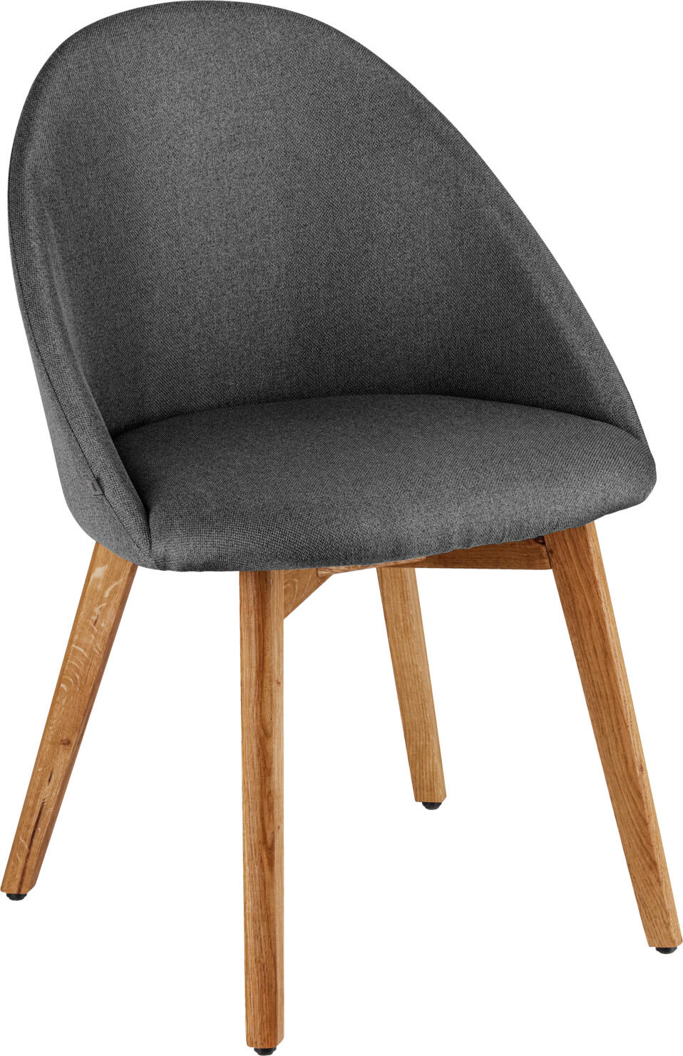 VEGA LUSINI Solutions GmbH Chair Alwin Polsterstuhl Alwin Chair Alwin; 56x50x83 cm (WxDxH); seat anthracite, base oak/natural; 2 piece / pack Polsterstuhl Alwin; 56x50x83 cm (BxTxH); Sitz anthrazit, Gestell eiche/natur; 2 Stück / Pack High quality upholstered chair made with fabric cover (100% polyester) and solid oak frame, oiled. High seating comfort. Only suitable for indoor use. Delivery is disassembled, including mounting hardware. Matching bar chair can be ordered at the same time. Hochwertiger Polsterstuhl gefertigt mit Stoffbezug (100 % Polyester) und massivem Eichengestell, geölt. Hoher Sitzkomfort. Nur für den Innenbereich geeignet. Lieferung erfolgt zerlegt, inklusive Befestigungsmaterial. Passenden Barstuhl gleich mitbestellen. Der Polsterstuhl ist FSC™-zertifiziert. LUSINI ist davon überzeugt, dass Wälder für unsere Zukunft unverzichtbar sind. Deshalb setzen wir uns für FSC™-zertifizierte Produkte ein (FSC™ N003150). So können wir Ihnen helfen, bessere Kaufentscheidungen zum Wohle unserer Wälder zu treffen. www.fsc.org